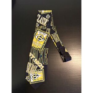 Green Bay Packers NFL RM Sport Mens Silk Necktie Est 1921‎ All Over Print NWT